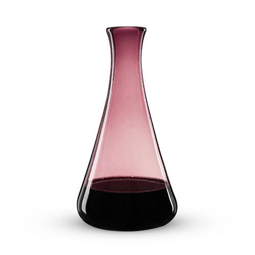 Hand-Blown Recycled Glass Wine Decanter