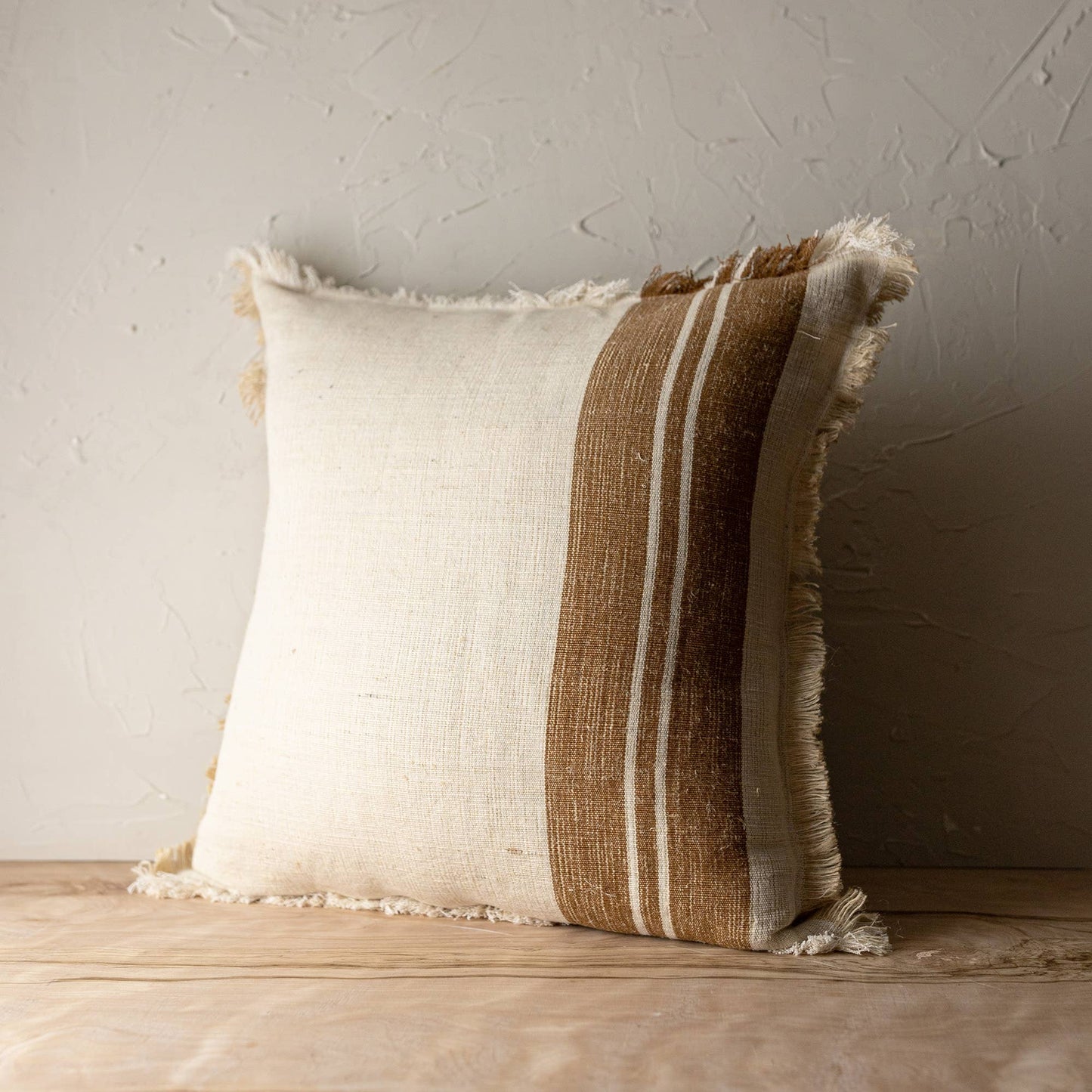 Hand Woven Stripped Pillow