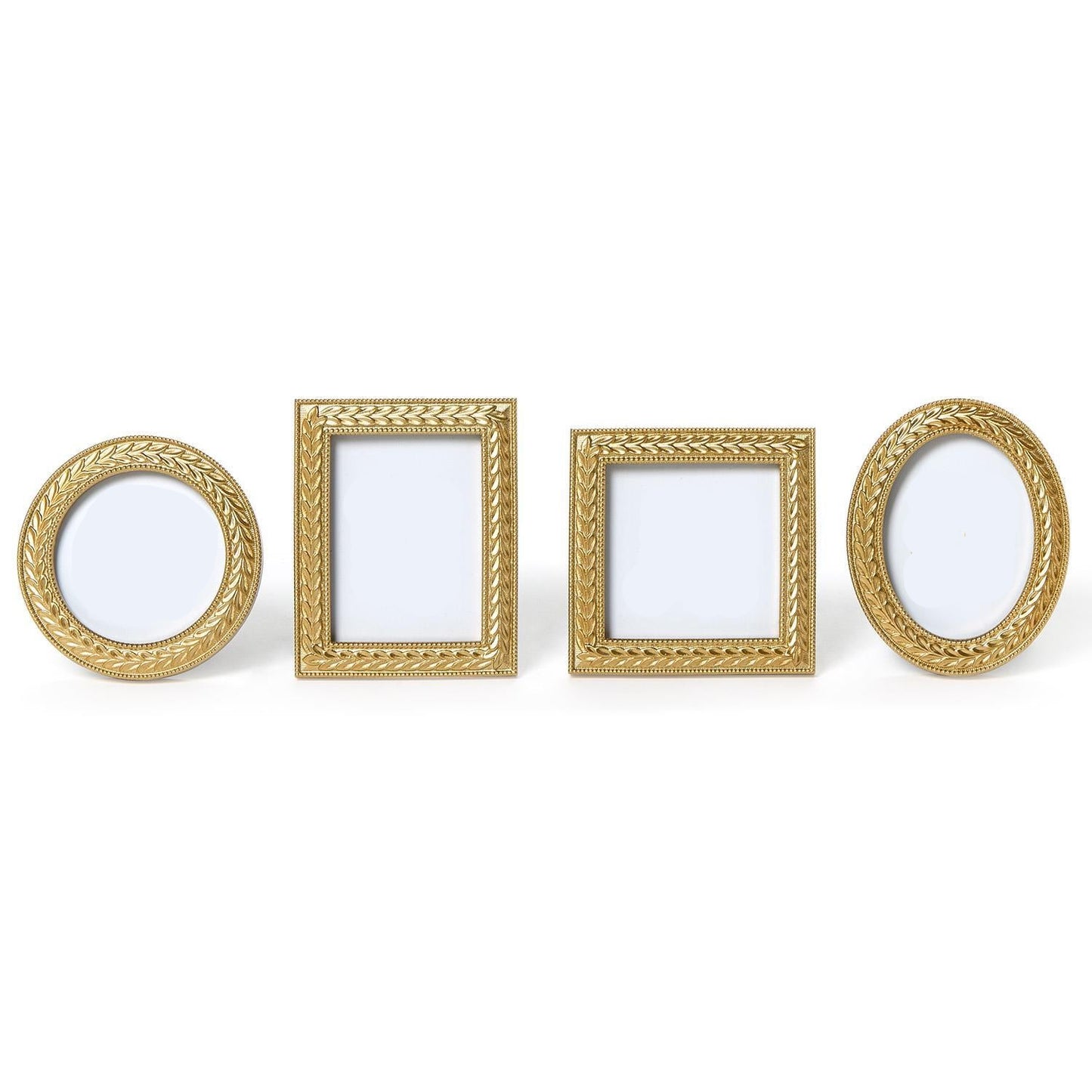 Mini Gold Floral-Leafed Frames