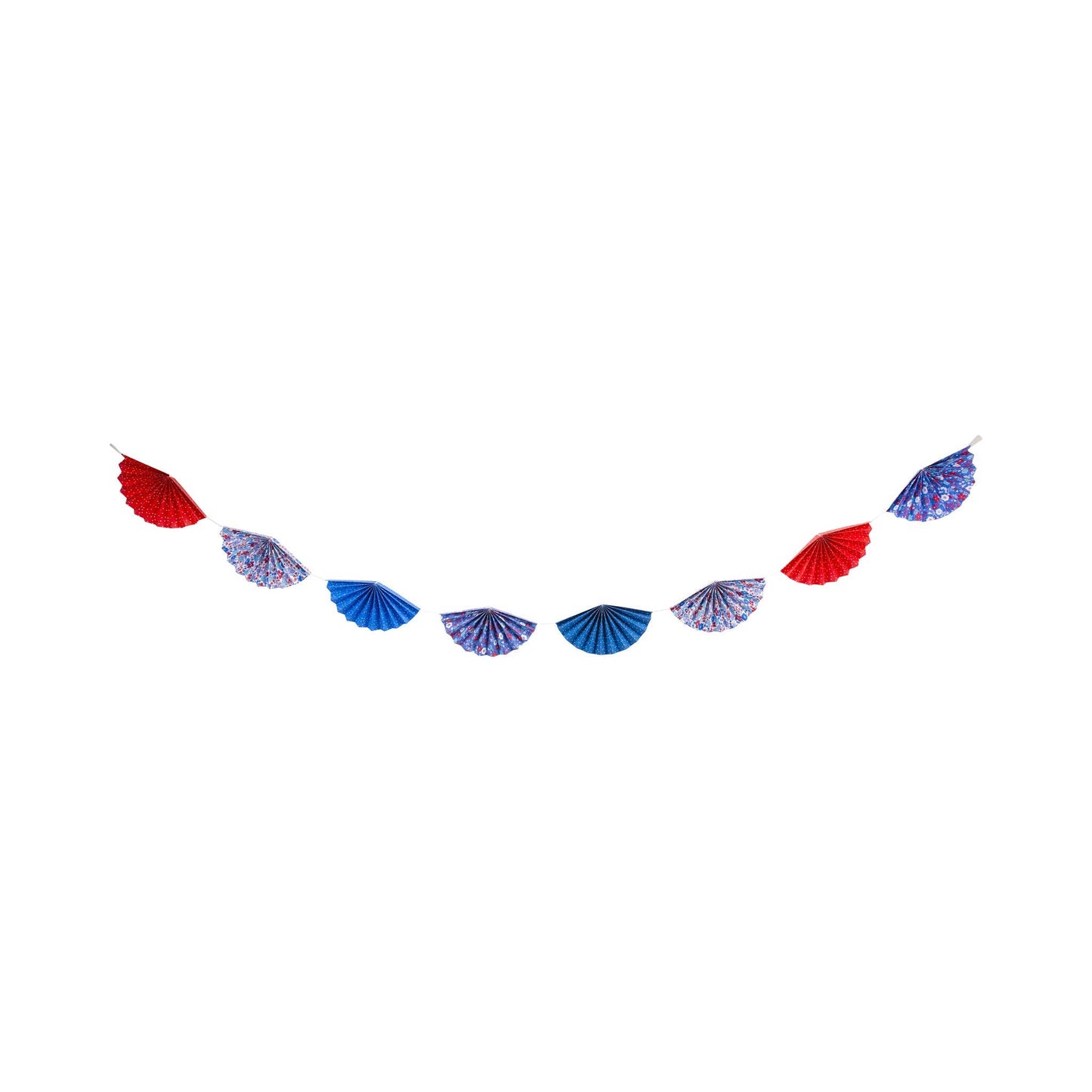 Floral Americana Bunting Banner