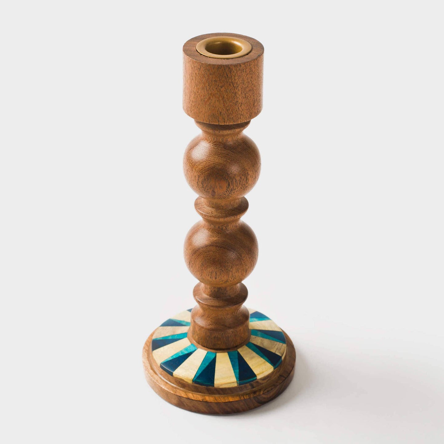 Wood Candle Holder