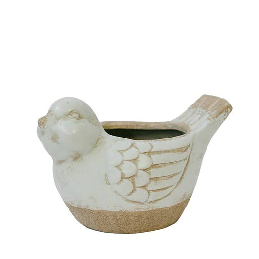 Ceramic Bird Flower Pot