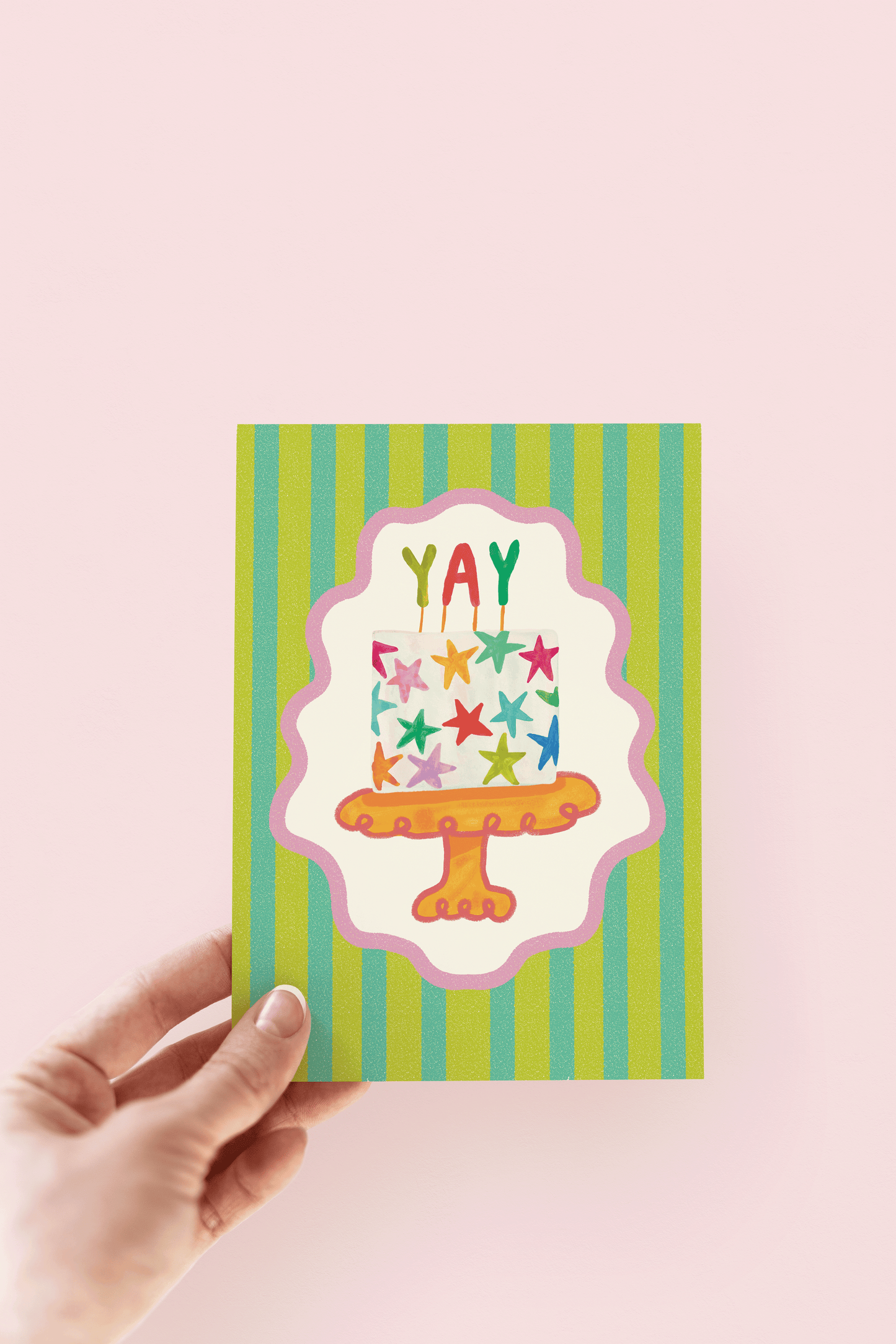 YAY Congrats Cake Greeting Card