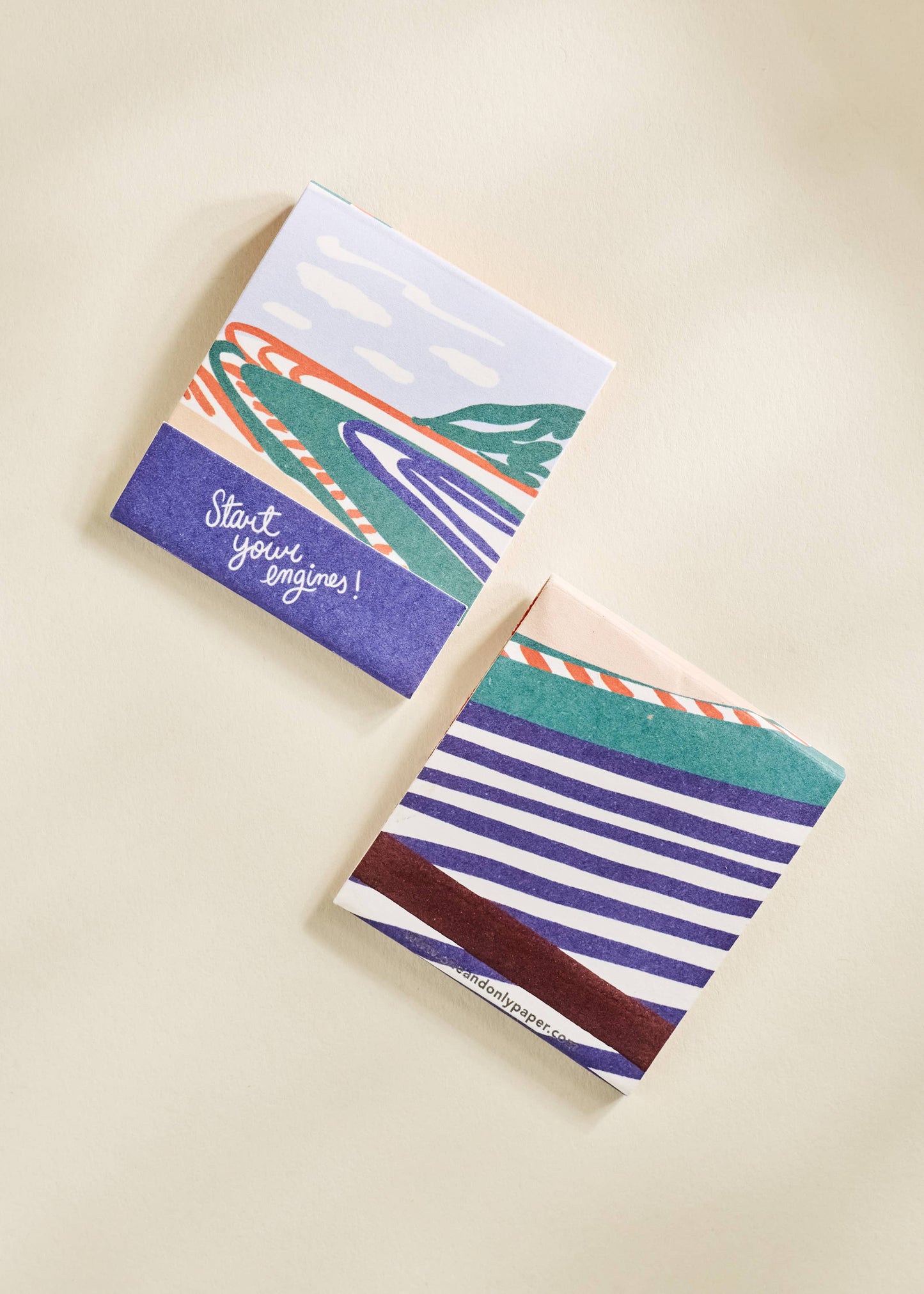 Race Car Matchbook