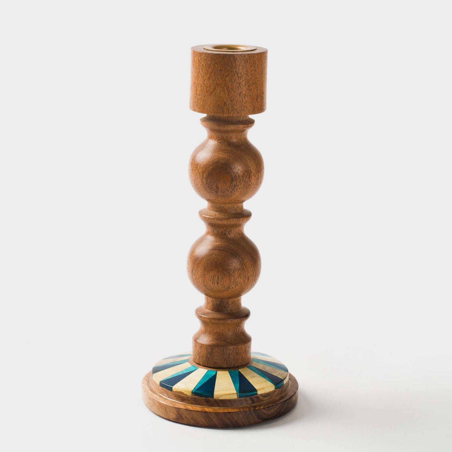 Wood Candle Holder