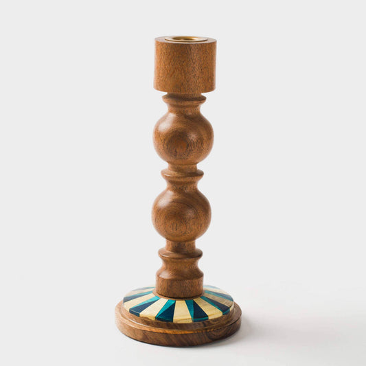 Wood Candle Holder