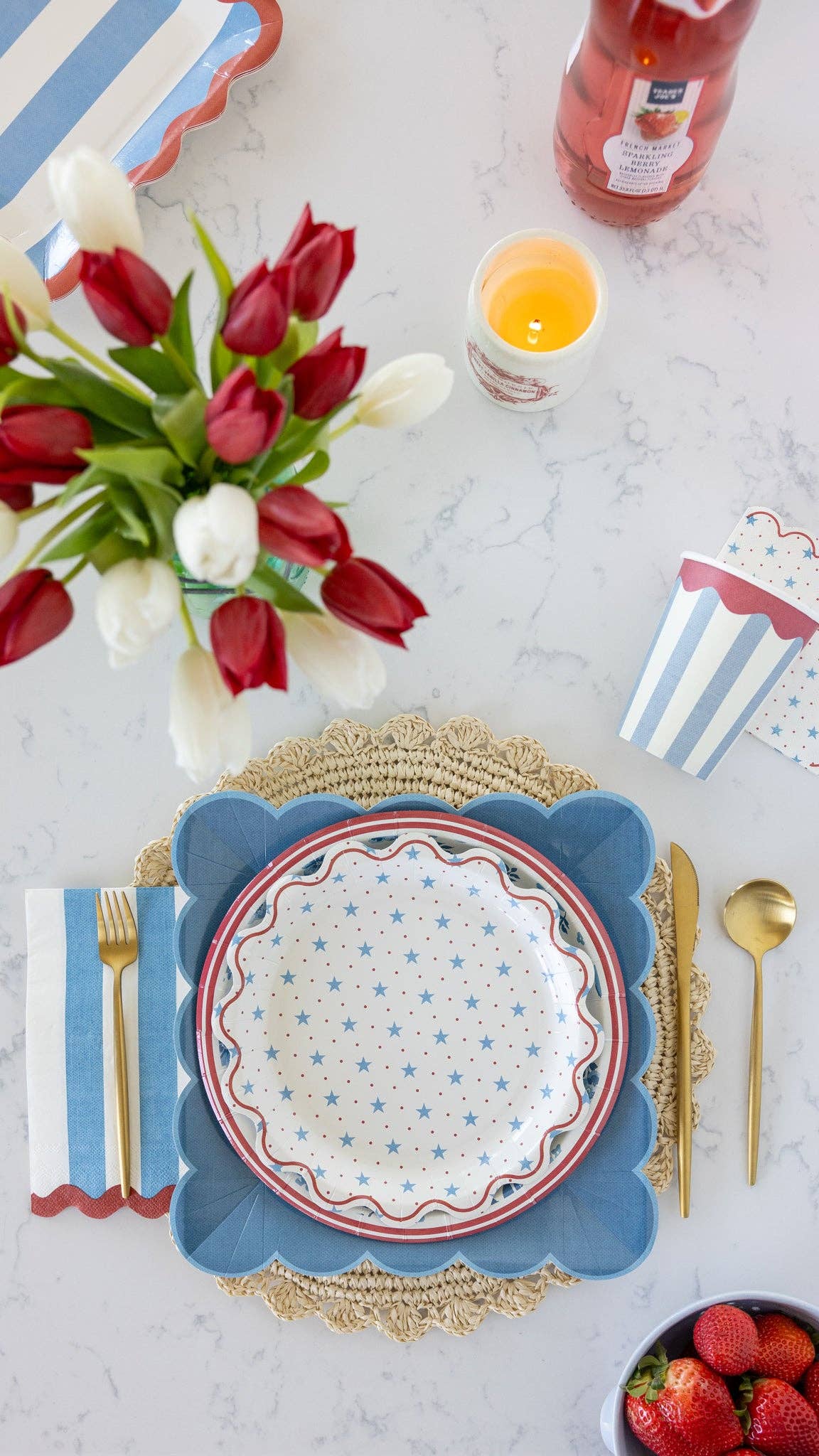 Hamptons Petite Stars Plates