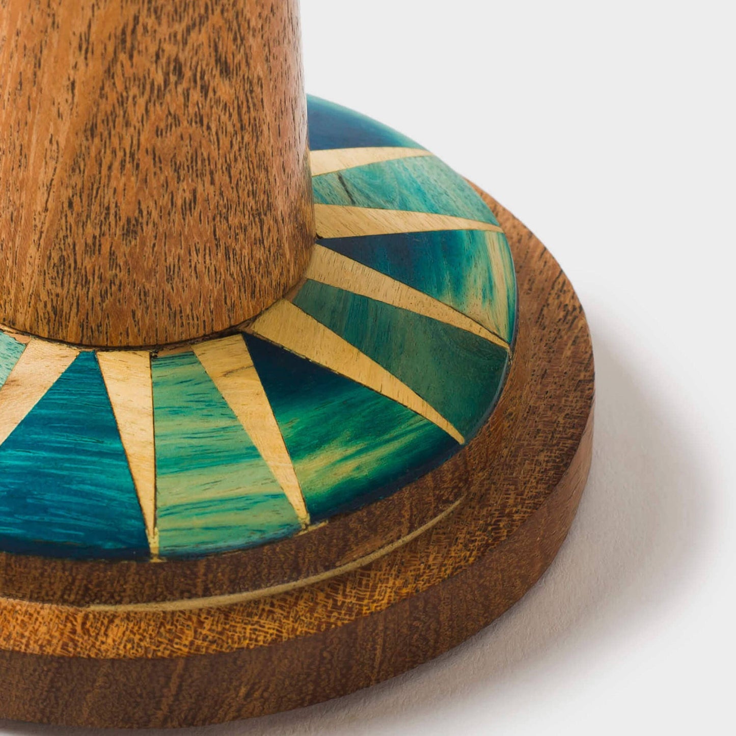 Wood Candle Holder