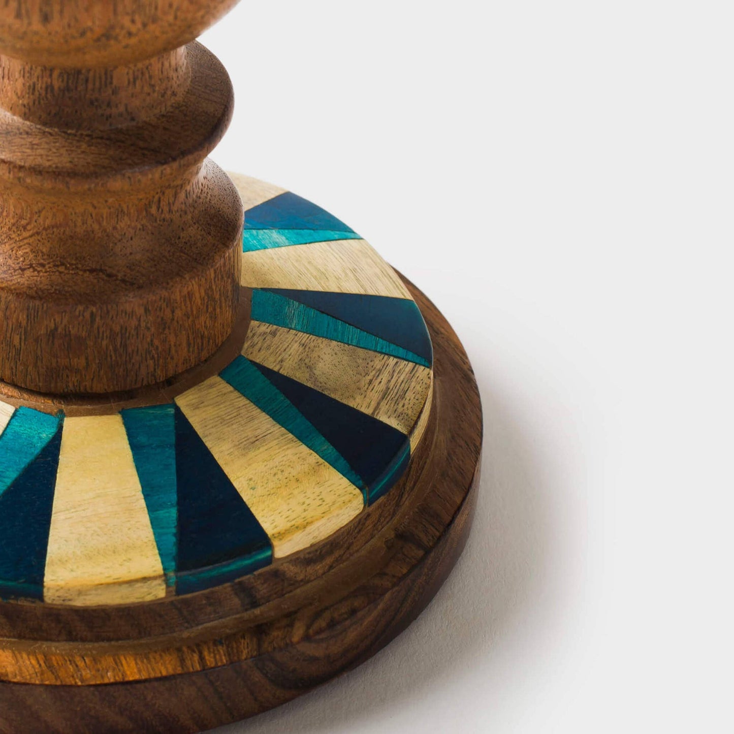 Wood Candle Holder