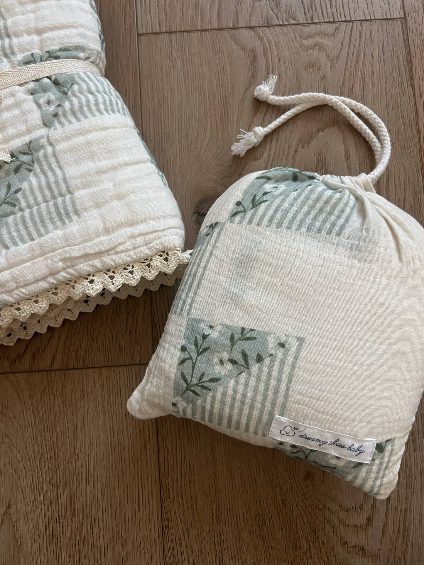 Cotton Gauze Crib Sheet