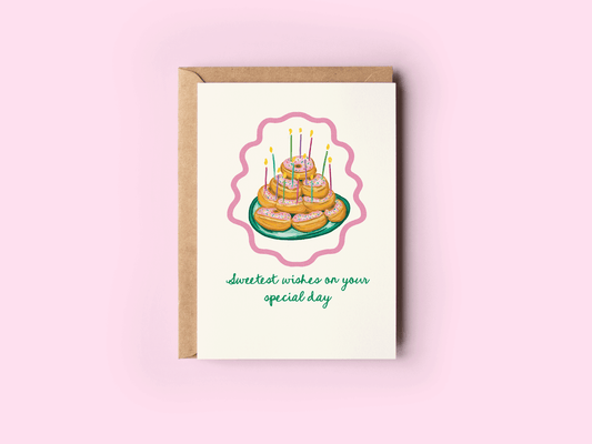 Sweetest Wishes Birthday Greeting Card