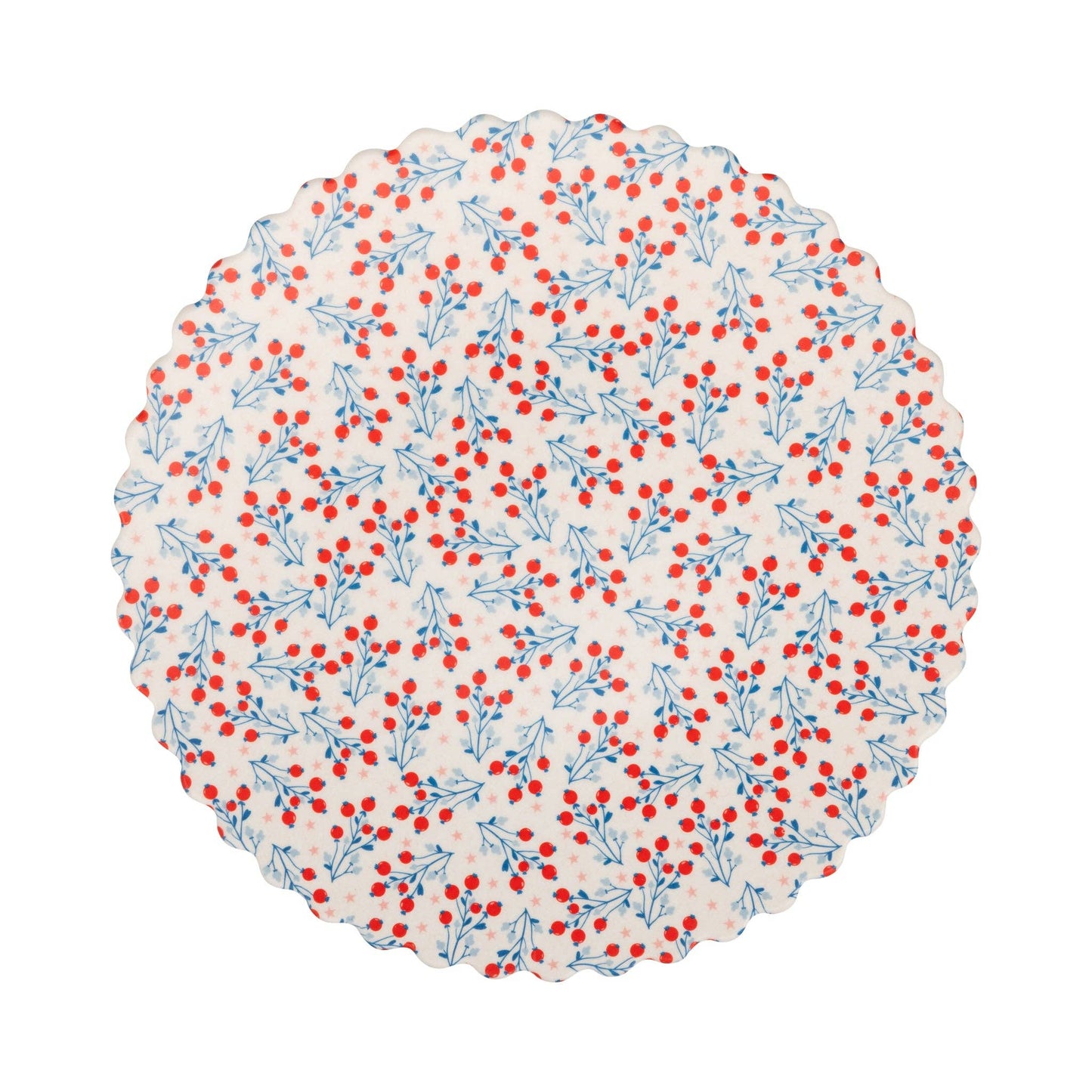 Floral Bamboo Plates