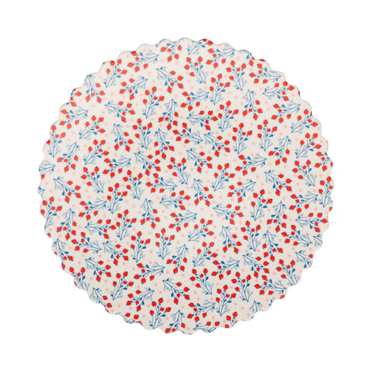 Floral Bamboo Plates