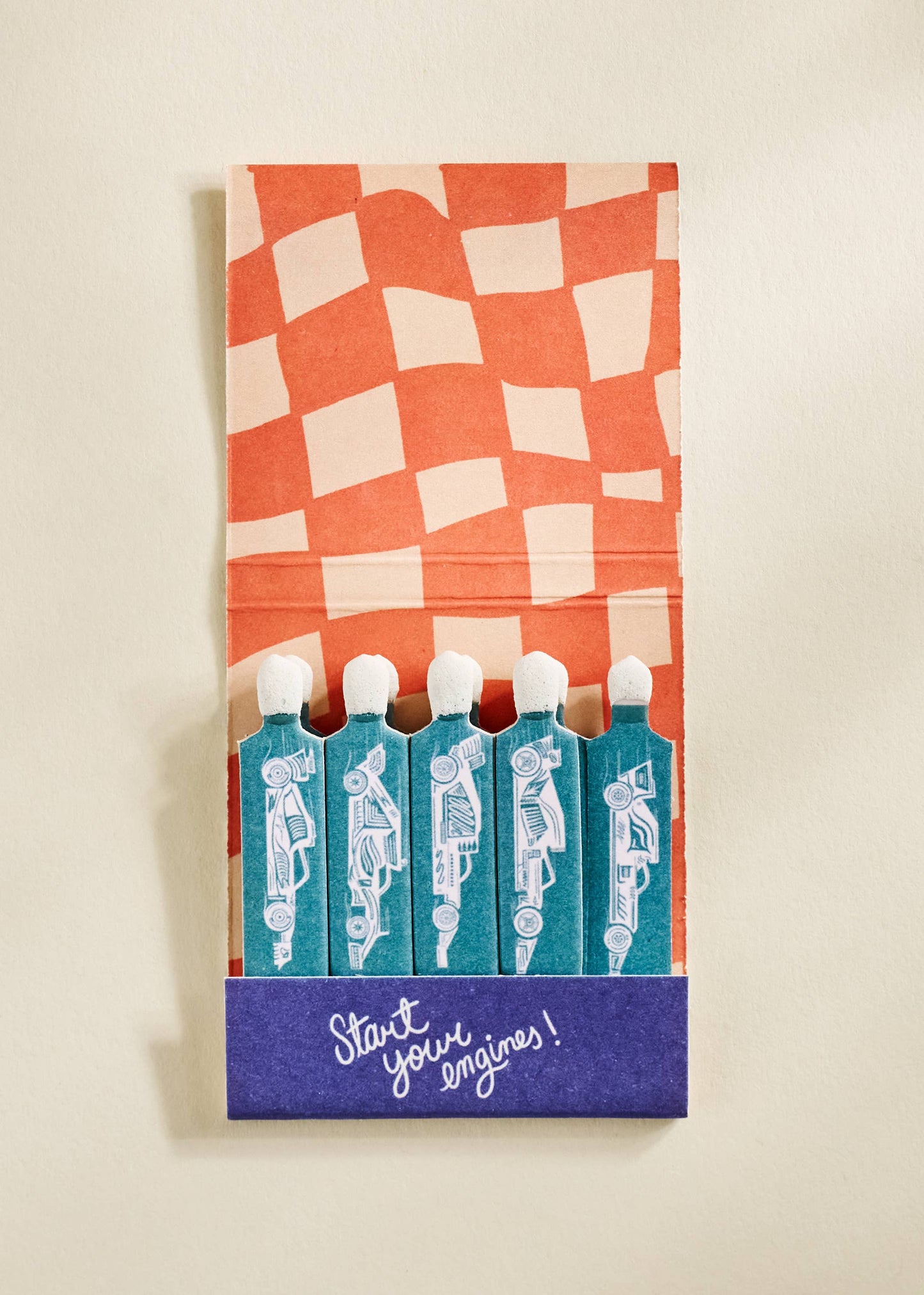 Race Car Matchbook