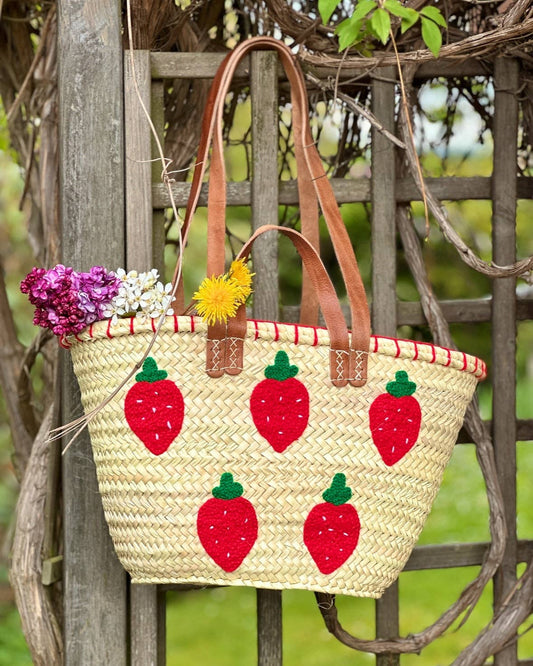 Strawberry Market Tote