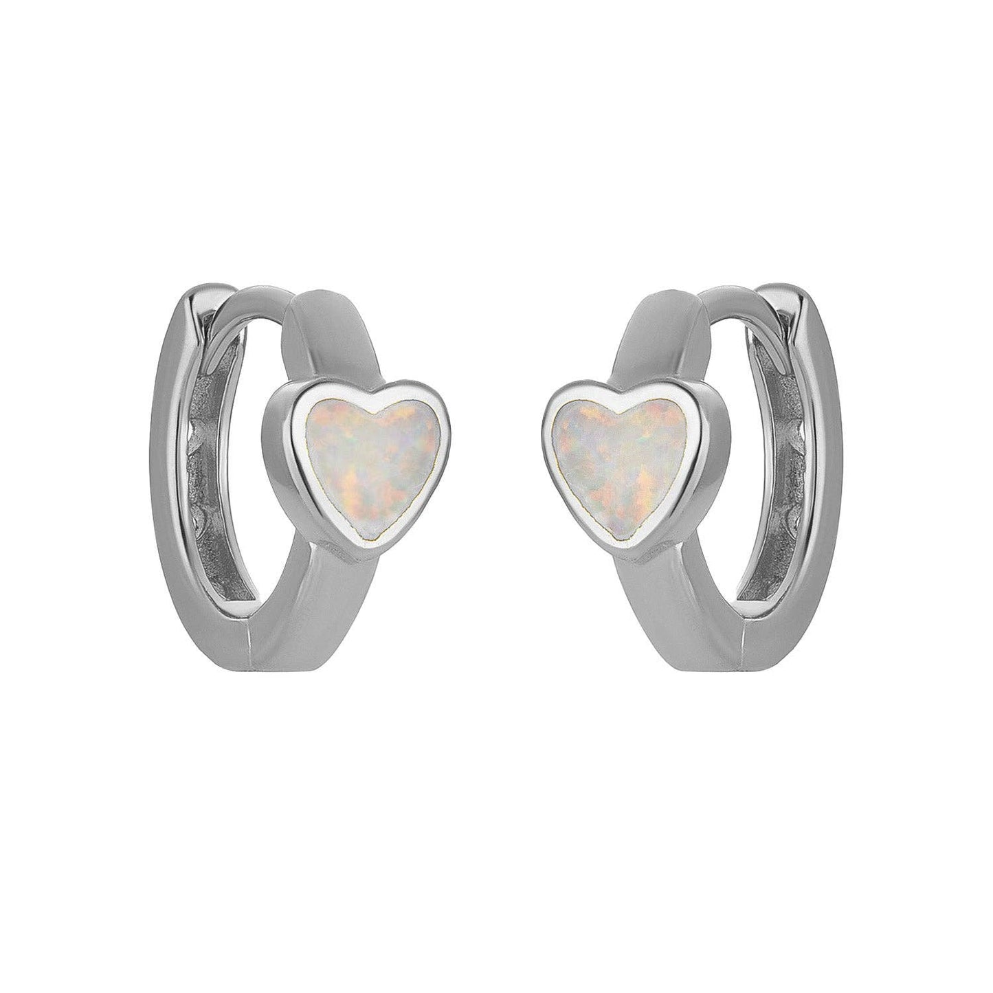 FYB Littles Opal Heart Huggies