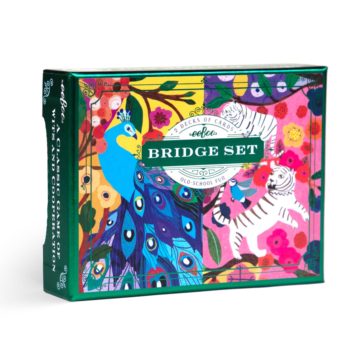 Bridge 2-Deck Card Set - Monika's Peacocks