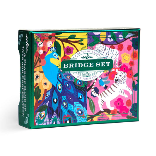 Bridge 2-Deck Card Set - Monika's Peacocks