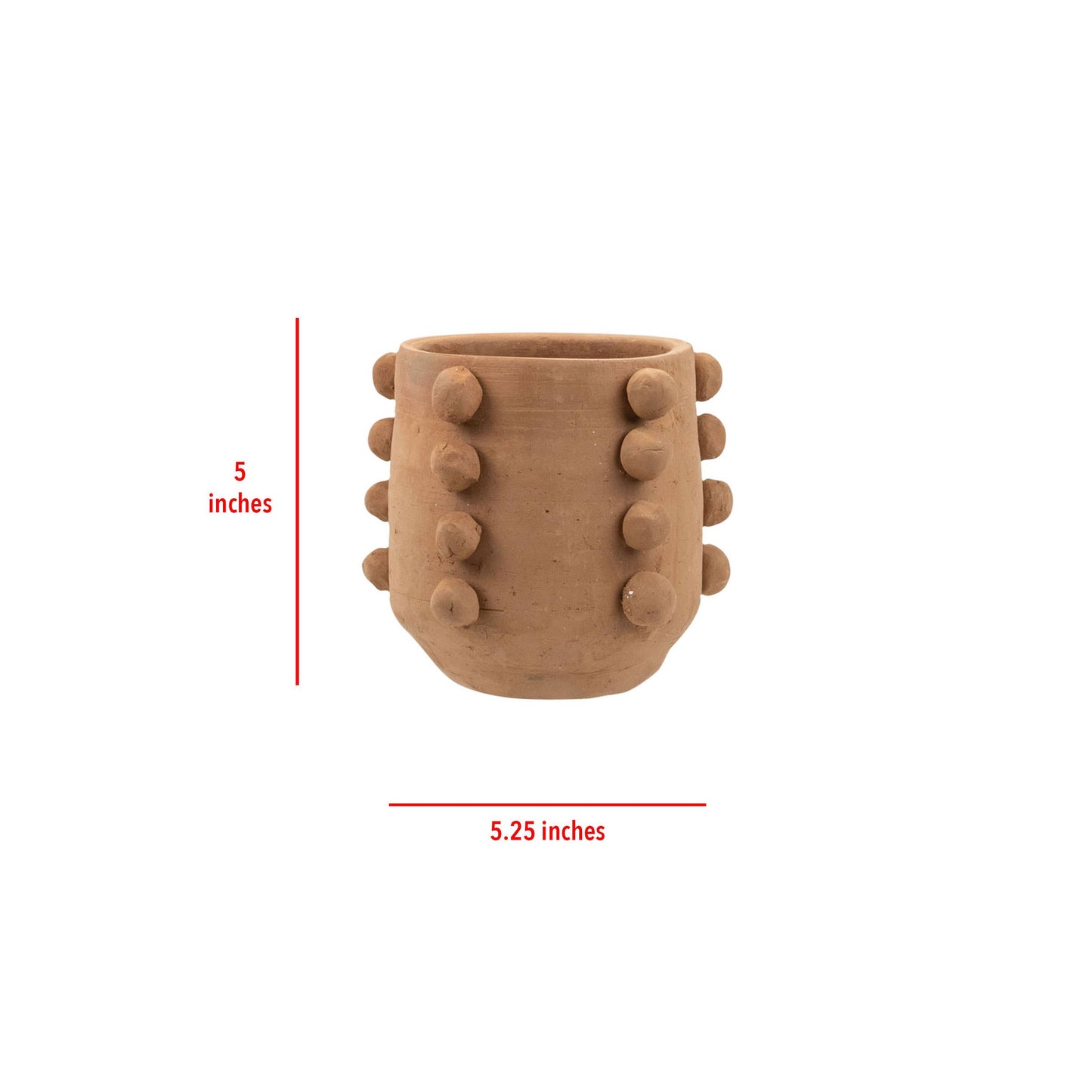 Beaded Terracotta Planter