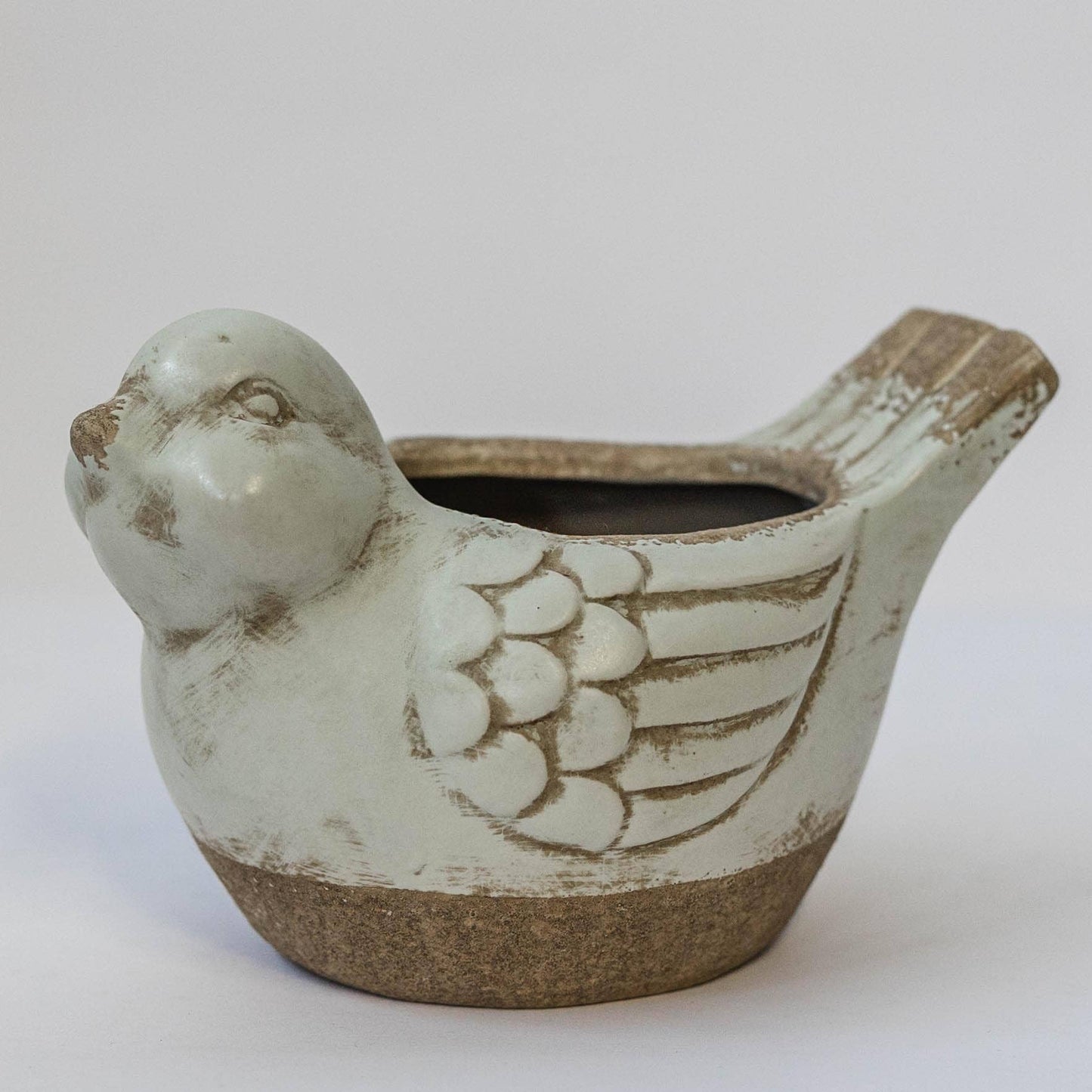 Ceramic Bird Flower Pot