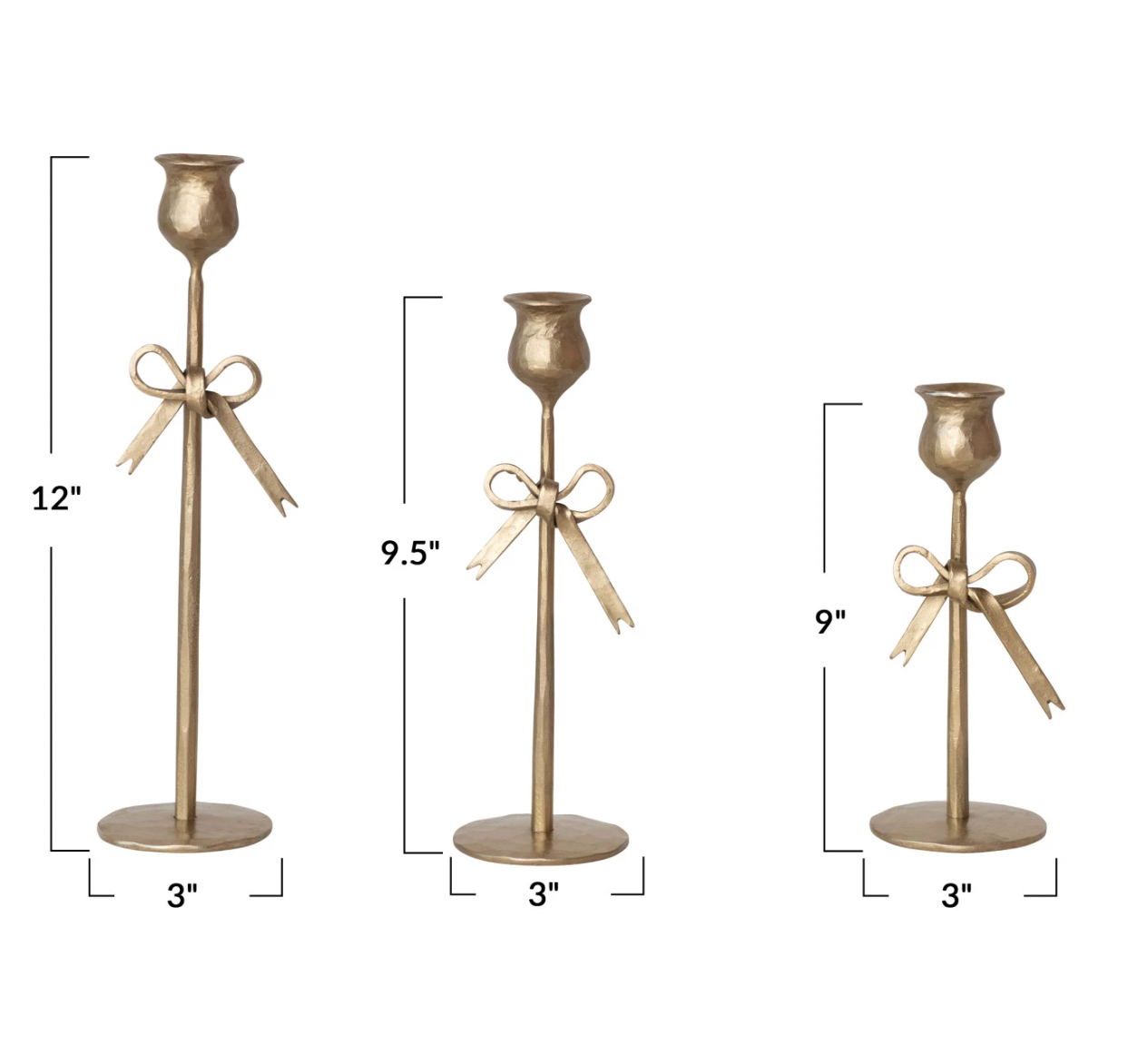 Taper Holders w/ Bow