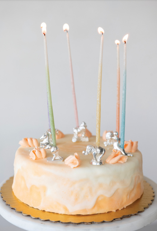 Circus Animal Birthday Cake Candle Holders