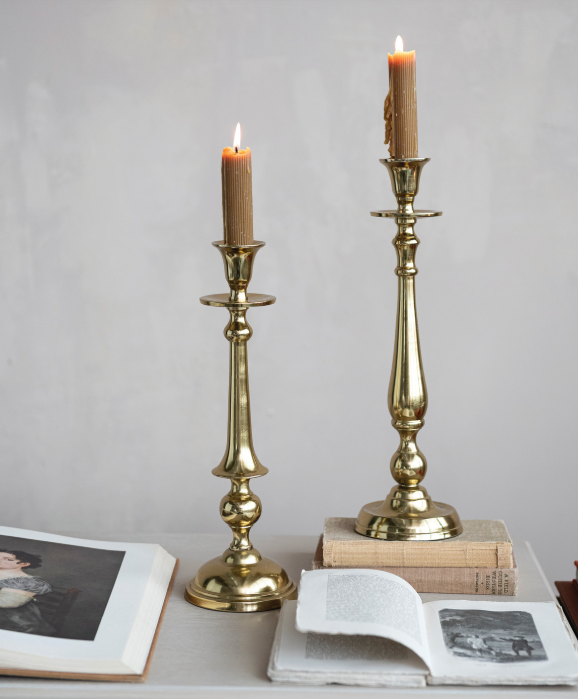 Brass Cast Iron Taper Holders