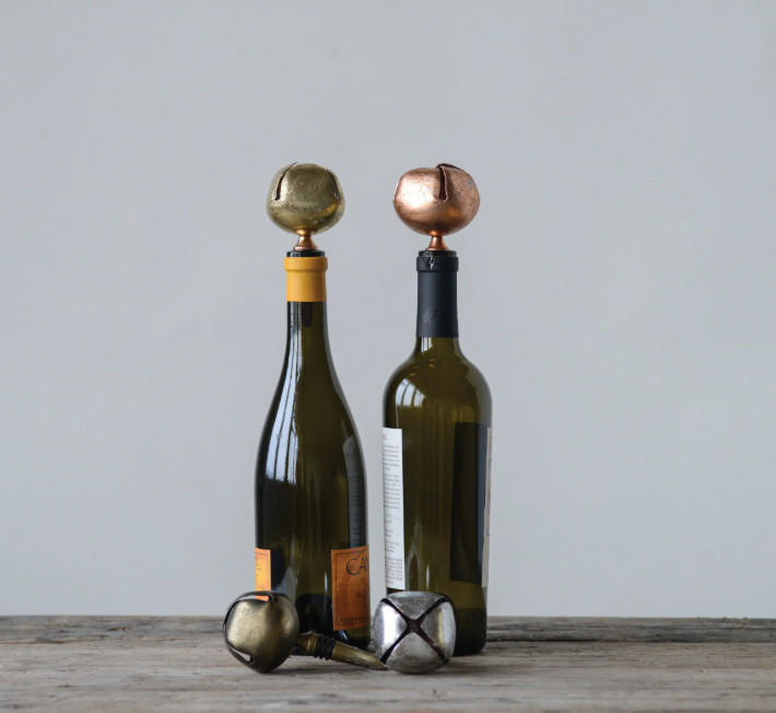 Jingle Bell Bottle Stopper