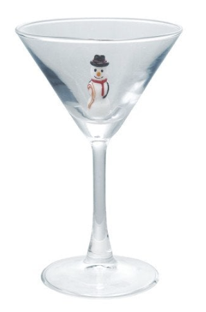 Holiday Martini Glass