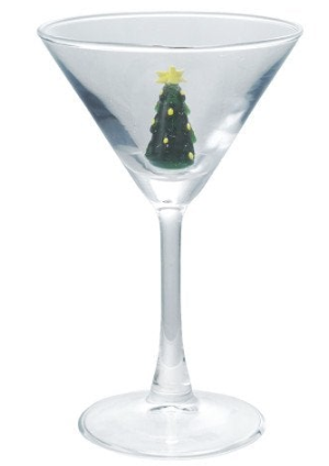 Holiday Martini Glass