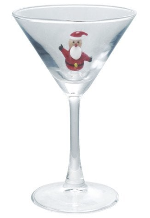 Holiday Martini Glass
