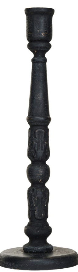 Carved Wood Taper Holders