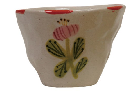 Ceramic Flower Pinch Pot