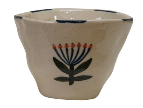 Ceramic Flower Pinch Pot