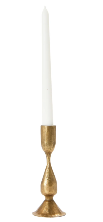 Antique Brass Taper Candle Holder