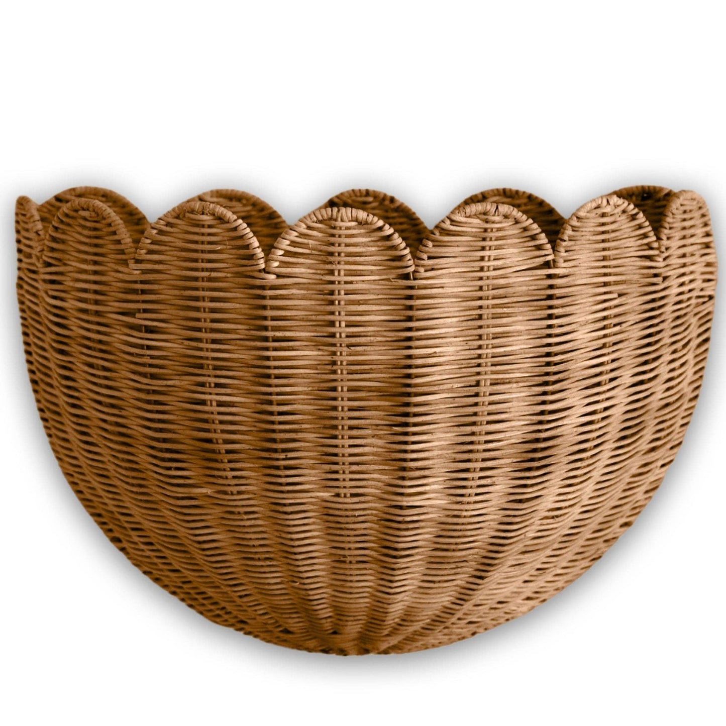 Scalloped Wall Basket
