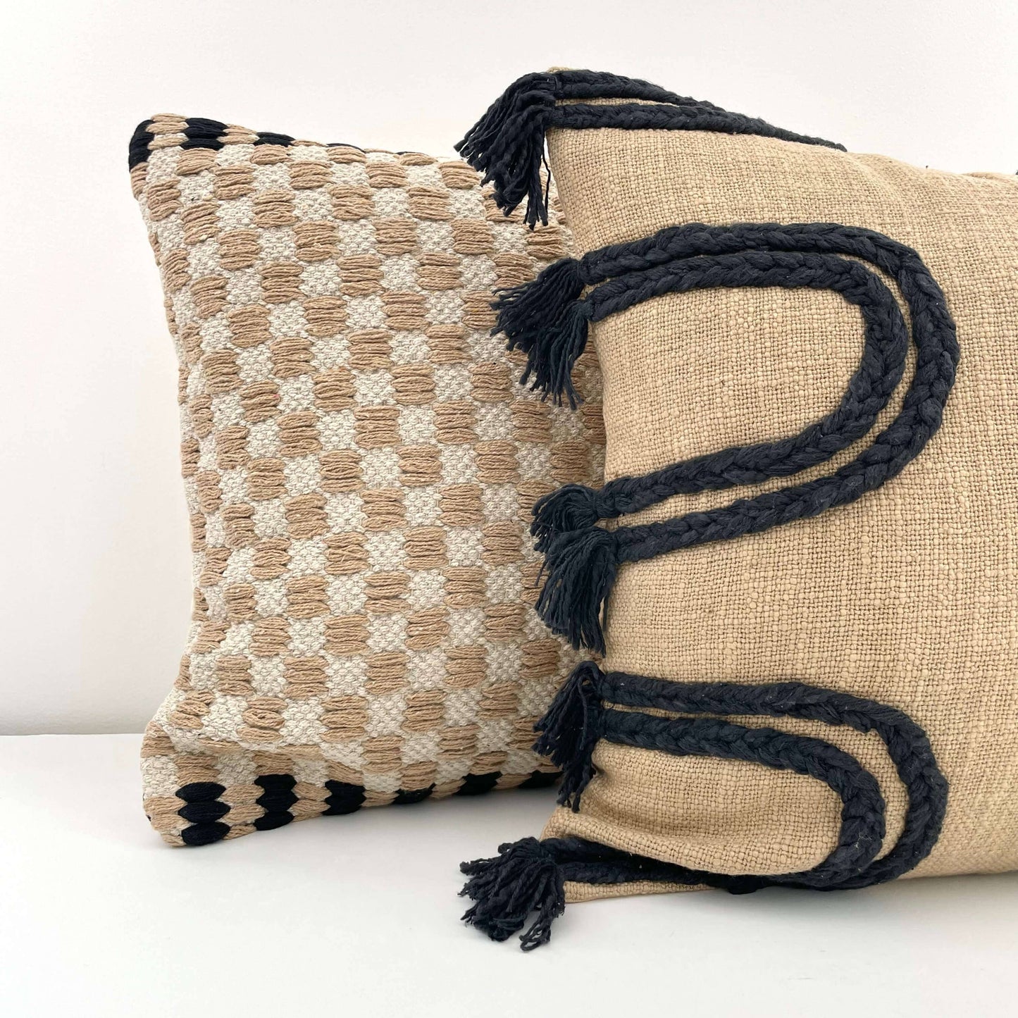 Hand Woven Braided Pillow