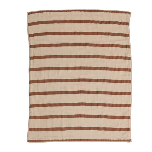 Cotton Double Cloth Printed Baby Blanket in Bag