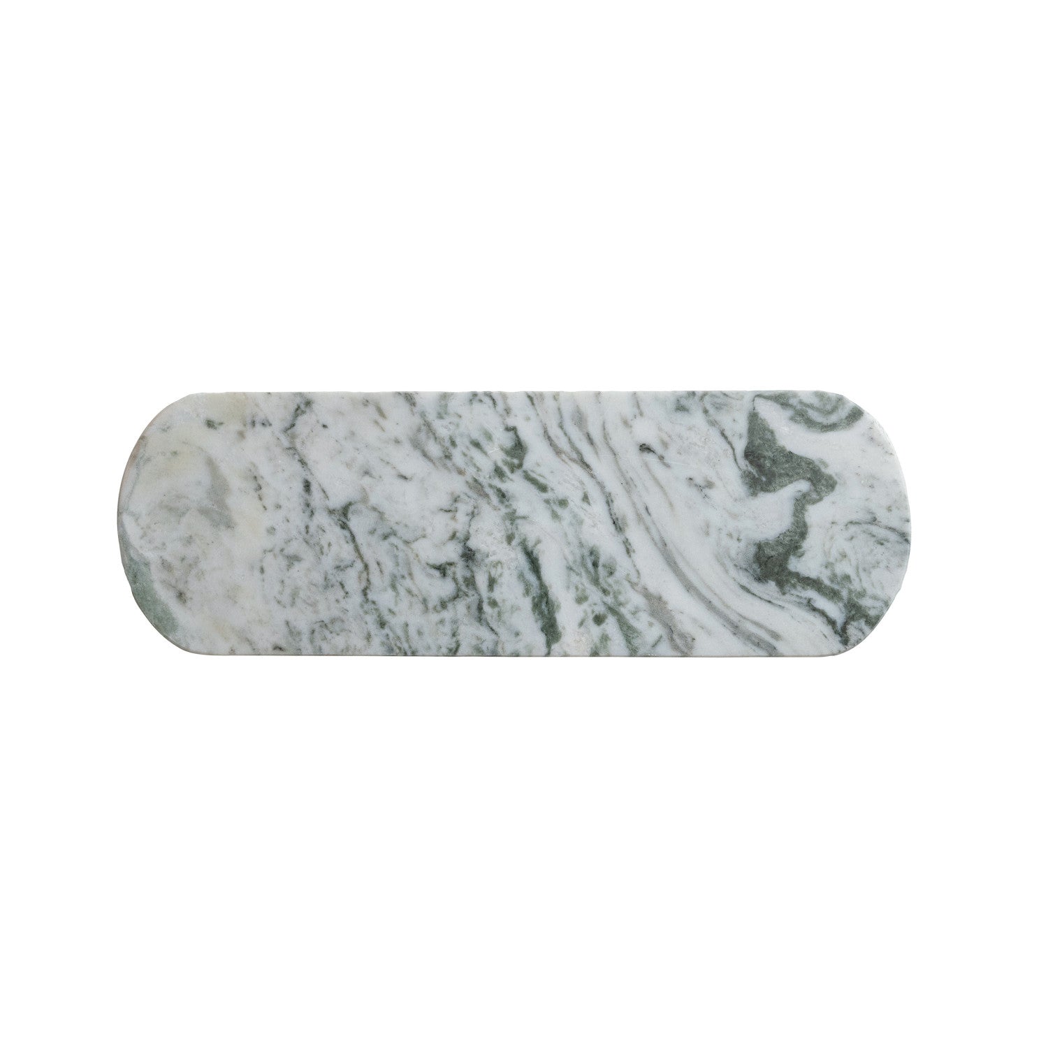 Marble Cheese/Serving Board, Green Melange (Each One Will Vary)
