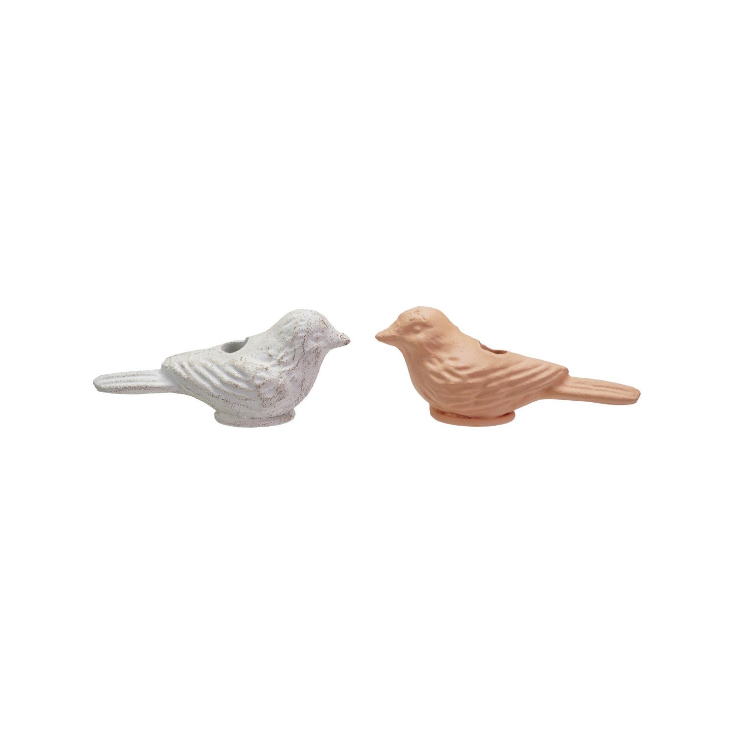 Cast Iron Bird Taper Holder, 2 Colors (Holds 1/2" Taper)