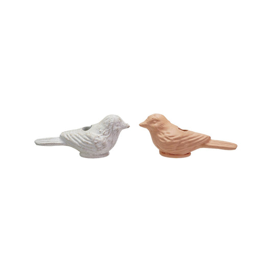 Cast Iron Bird Taper Holder, 2 Colors (Holds 1/2" Taper)