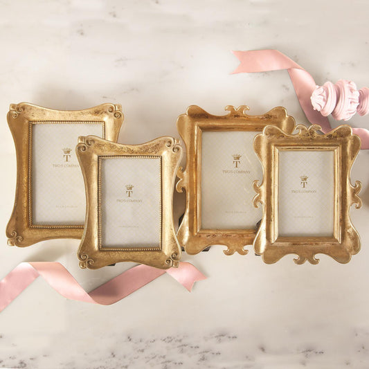 Gold Leaf Antique Frame in 4x6" and 5x7"