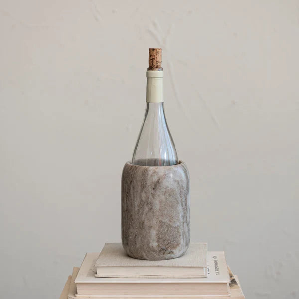 Tall Marble Bottle Holder