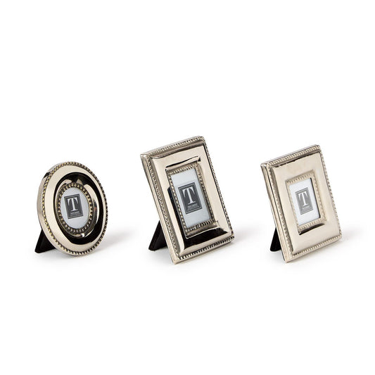 Silver Beaded Mini Frames