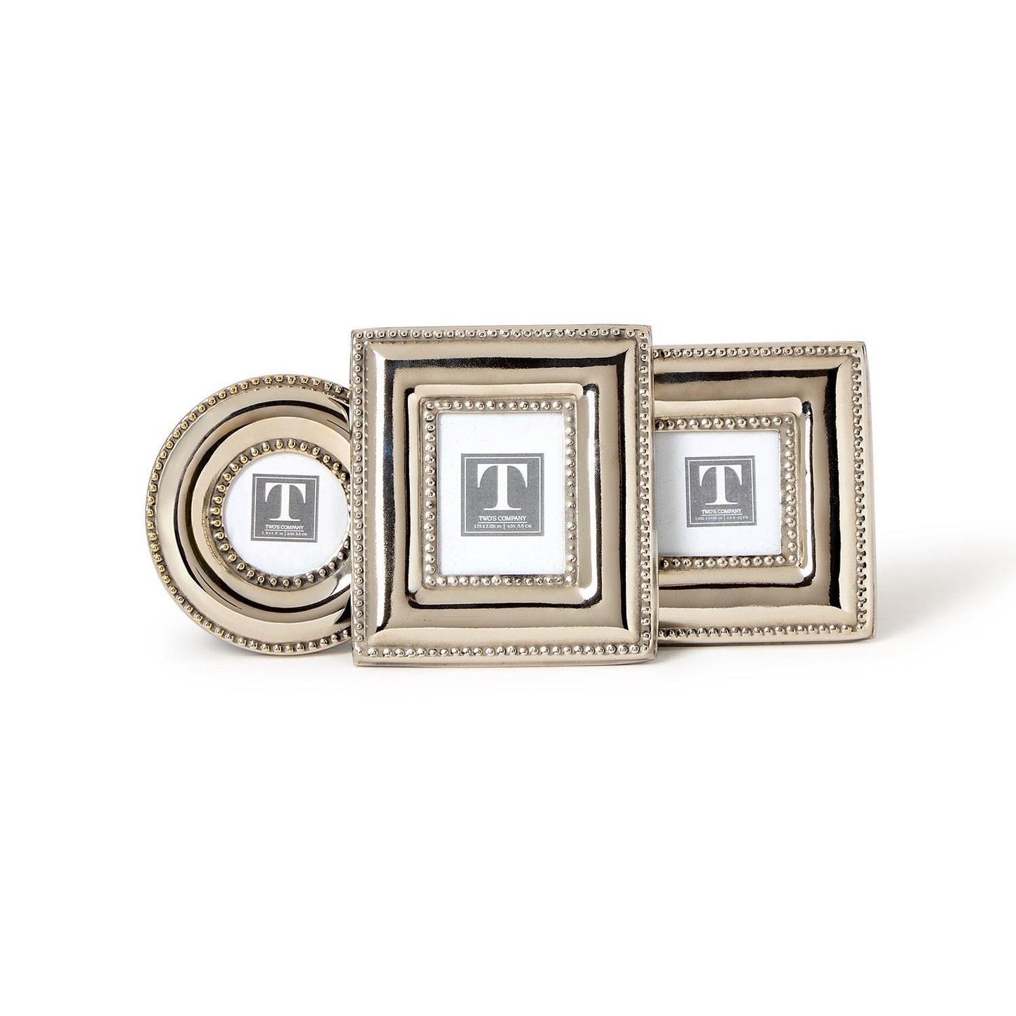 Silver Beaded Mini Frames